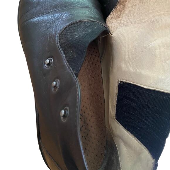 Ariat "3 Snap Spat" Women's Dk Brown Leather Chelsea Ankle Bootie/Boot, Size 8 - Picture 9 of 15